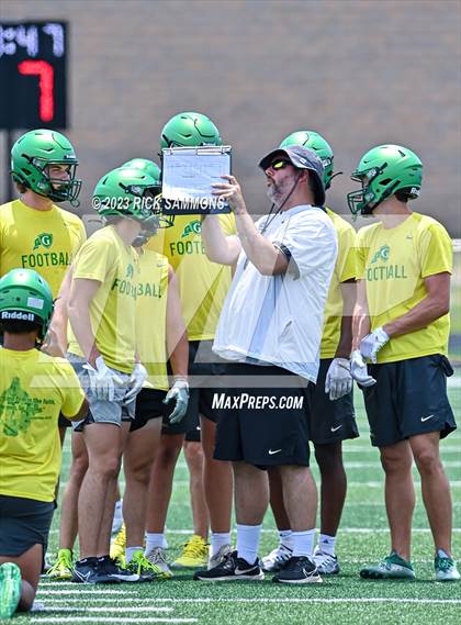 Thumbnail 2 in Cardinal Gibbons vs Piedmont (Montgomery Central 2nd Annual 7 on 7 Air Raid Classic) photogallery.