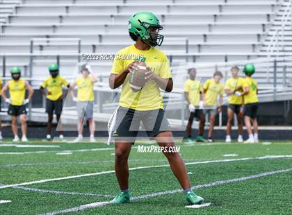 Thumbnail 2 in Cardinal Gibbons vs Piedmont (Montgomery Central 2nd Annual 7 on 7 Air Raid Classic) photogallery.