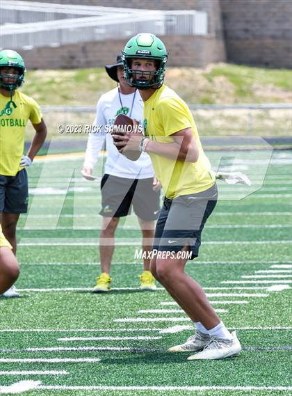 Thumbnail 1 in Cardinal Gibbons vs Piedmont (Montgomery Central 2nd Annual 7 on 7 Air Raid Classic) photogallery.