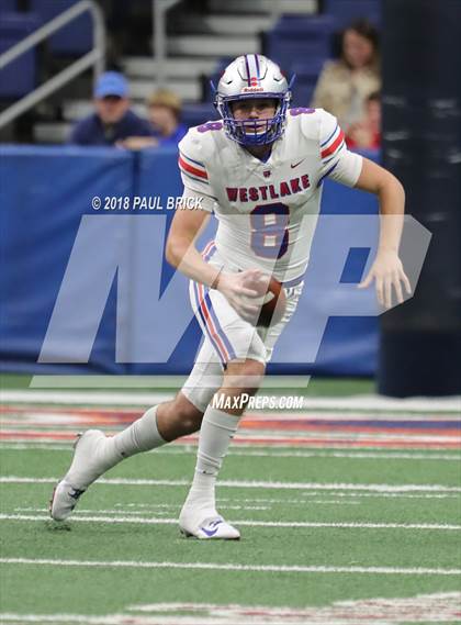 Thumbnail 3 in Westlake vs SA Brandeis (UIL 6A Quarterfinal Playoff)  photogallery.