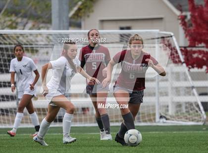 Thumbnail 3 in Vallivue vs Canyon View (IHSAA 4A State Playoff) photogallery.