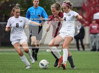Thumbnail 3 in Vallivue vs Canyon View (IHSAA 4A State Playoff) photogallery.