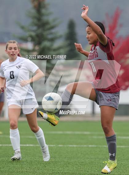 Thumbnail 2 in Vallivue vs Canyon View (IHSAA 4A State Playoff) photogallery.