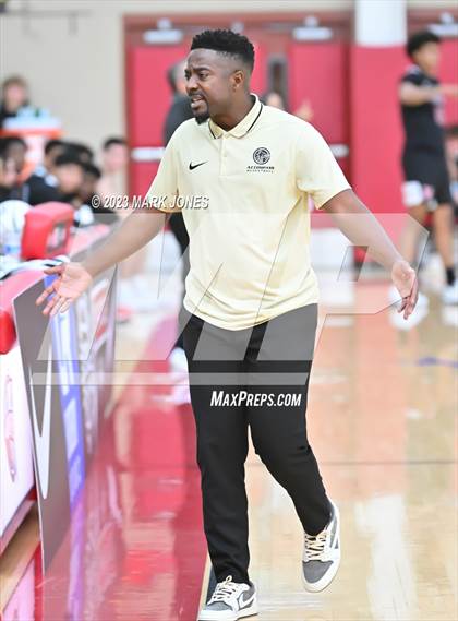 Thumbnail 1 in Veritas Academy vs. AZ Compass Prep (Hoophall West Invitational)  photogallery.