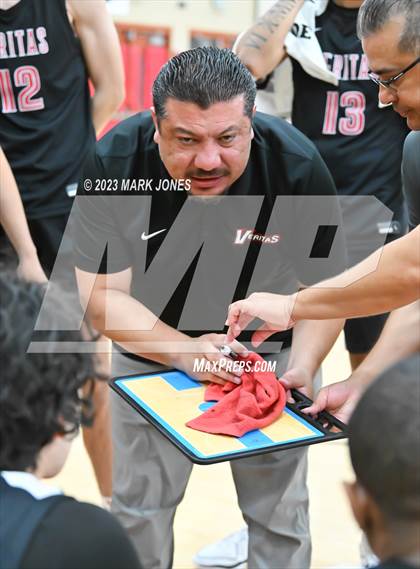 Thumbnail 3 in Veritas Academy vs. AZ Compass Prep (Hoophall West Invitational)  photogallery.