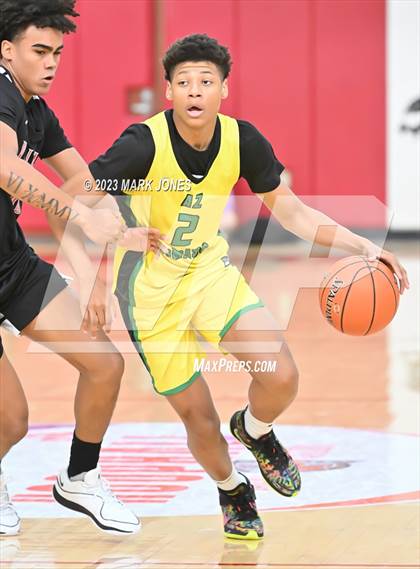 Thumbnail 2 in Veritas Academy vs. AZ Compass Prep (Hoophall West Invitational)  photogallery.