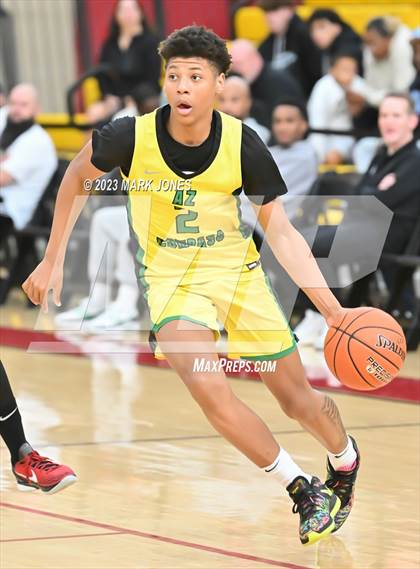 Thumbnail 1 in Veritas Academy vs. AZ Compass Prep (Hoophall West Invitational)  photogallery.