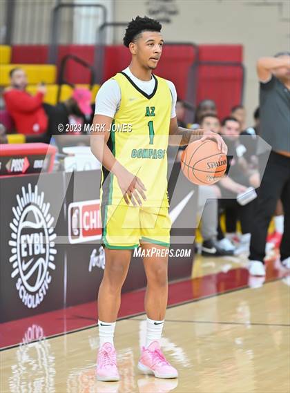Thumbnail 1 in Veritas Academy vs. AZ Compass Prep (Hoophall West Invitational)  photogallery.