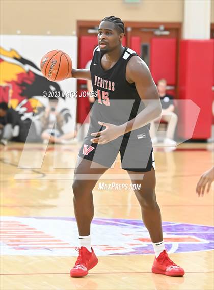 Thumbnail 2 in Veritas Academy vs. AZ Compass Prep (Hoophall West Invitational)  photogallery.