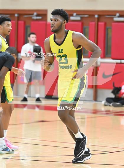 Thumbnail 2 in Veritas Academy vs. AZ Compass Prep (Hoophall West Invitational)  photogallery.