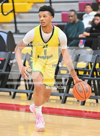Thumbnail 3 in Veritas Academy vs. AZ Compass Prep (Hoophall West Invitational)  photogallery.