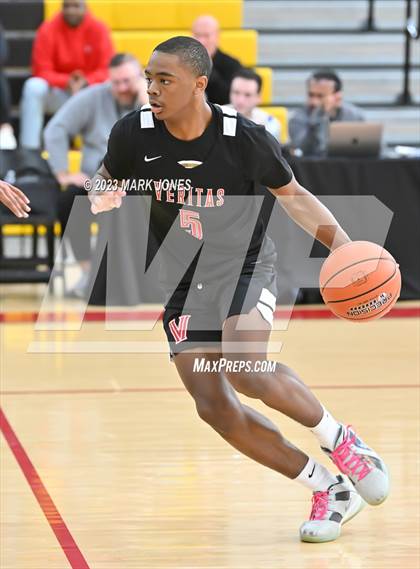 Thumbnail 2 in Veritas Academy vs. AZ Compass Prep (Hoophall West Invitational)  photogallery.