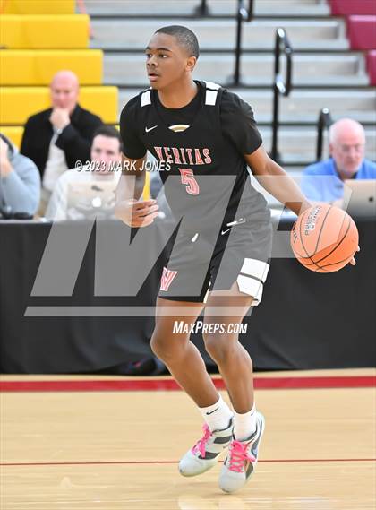 Thumbnail 3 in Veritas Academy vs. AZ Compass Prep (Hoophall West Invitational)  photogallery.
