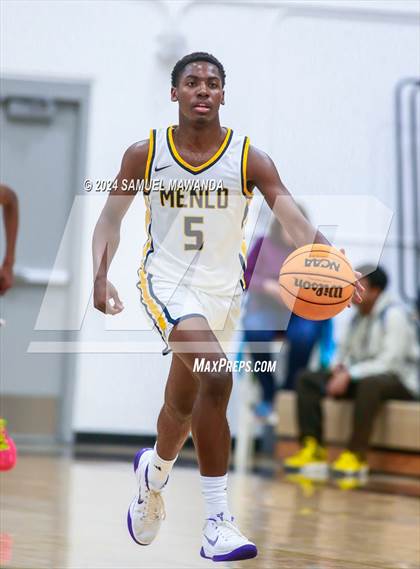 Thumbnail 1 in El Camino Real vs Menlo School (St. Francis Holiday Hoopfest Tournament) photogallery.