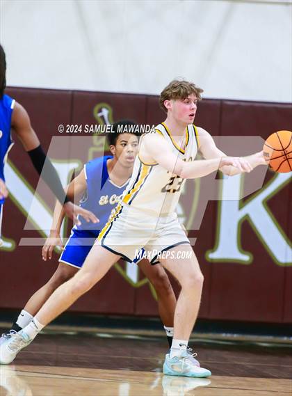 Thumbnail 2 in El Camino Real vs Menlo School (St. Francis Holiday Hoopfest Tournament) photogallery.