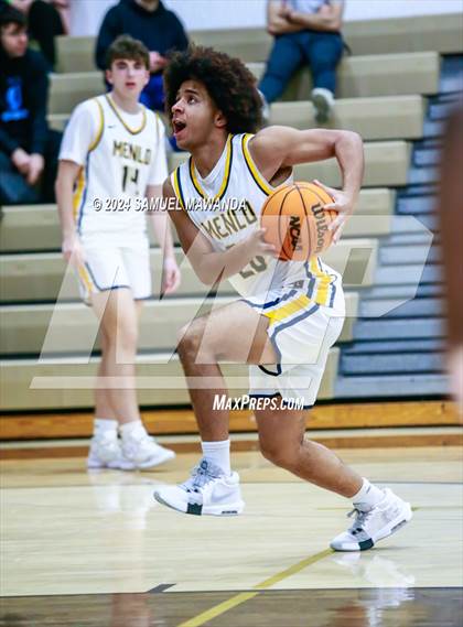 Thumbnail 3 in El Camino Real vs Menlo School (St. Francis Holiday Hoopfest Tournament) photogallery.