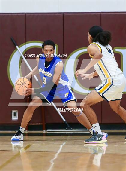 Thumbnail 3 in El Camino Real vs Menlo School (St. Francis Holiday Hoopfest Tournament) photogallery.
