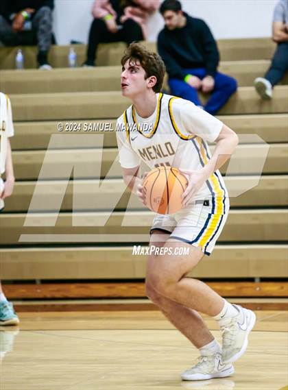 Thumbnail 3 in El Camino Real vs Menlo School (St. Francis Holiday Hoopfest Tournament) photogallery.