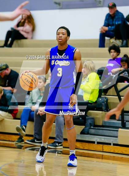 Thumbnail 1 in El Camino Real vs Menlo School (St. Francis Holiday Hoopfest Tournament) photogallery.