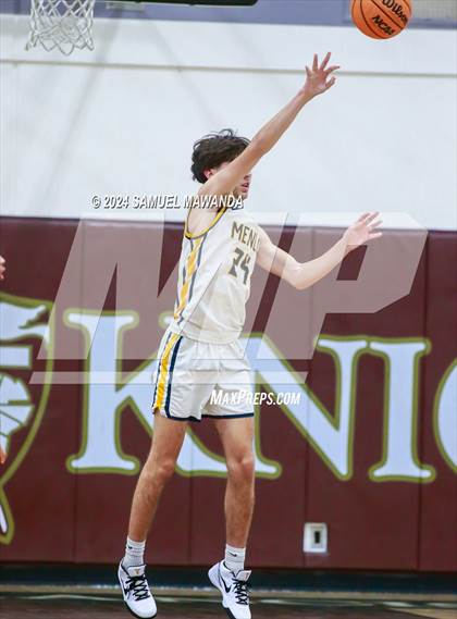 Thumbnail 2 in El Camino Real vs Menlo School (St. Francis Holiday Hoopfest Tournament) photogallery.