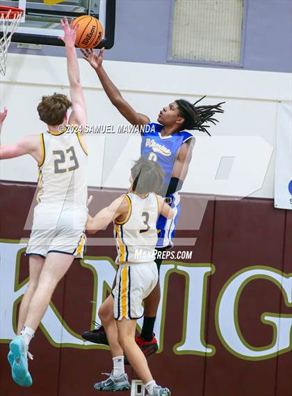 Thumbnail 2 in El Camino Real vs Menlo School (St. Francis Holiday Hoopfest Tournament) photogallery.