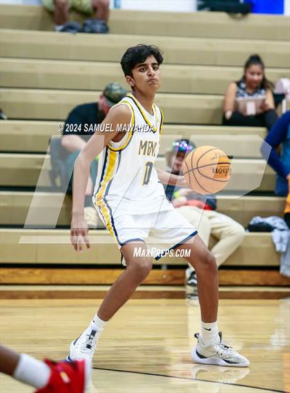 Thumbnail 1 in El Camino Real vs Menlo School (St. Francis Holiday Hoopfest Tournament) photogallery.