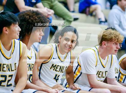 Thumbnail 2 in El Camino Real vs Menlo School (St. Francis Holiday Hoopfest Tournament) photogallery.
