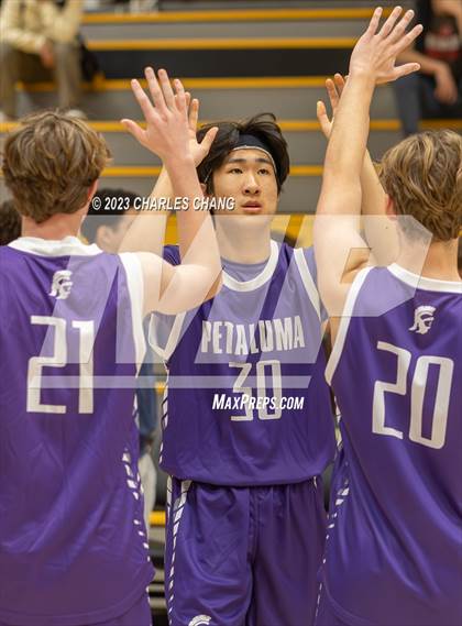 Thumbnail 3 in Petaluma vs Branson (Scrimmage) photogallery.