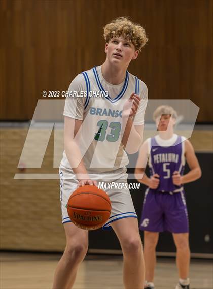 Thumbnail 3 in Petaluma vs Branson (Scrimmage) photogallery.