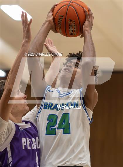 Thumbnail 2 in Petaluma vs Branson (Scrimmage) photogallery.