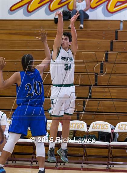 Thumbnail 2 in Jordan @ Schurr (Esperanza-Canyon Tip Off Classic) photogallery.