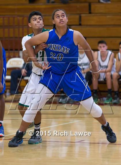 Thumbnail 3 in Jordan @ Schurr (Esperanza-Canyon Tip Off Classic) photogallery.