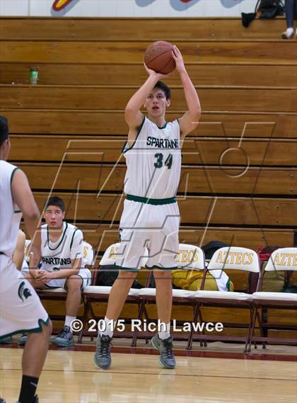 Thumbnail 3 in Jordan @ Schurr (Esperanza-Canyon Tip Off Classic) photogallery.