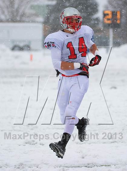 Thumbnail 2 in Manti vs Judge Memorial (UHSAA 3A Championship) photogallery.