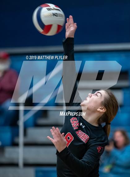 Thumbnail 2 in East Surry vs. Falls Lake Academy (NCHSAA 1A Final) photogallery.