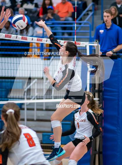 Thumbnail 3 in East Surry vs. Falls Lake Academy (NCHSAA 1A Final) photogallery.