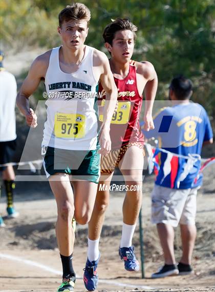 Thumbnail 2 in CIF State Cross Country Championships (Boys D4 Race) photogallery.