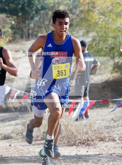 Thumbnail 1 in CIF State Cross Country Championships (Boys D4 Race) photogallery.