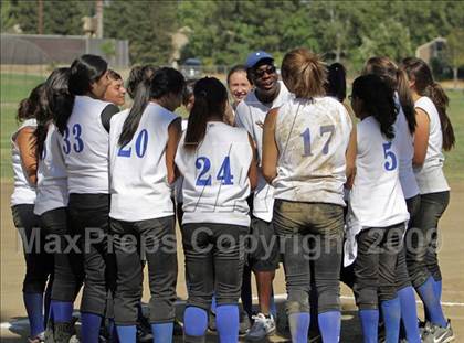 Thumbnail 2 in Northridge Academy vs. LACES (CIF LA City Small School Playoffs) photogallery.