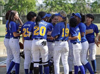Thumbnail 1 in Northridge Academy vs. LACES (CIF LA City Small School Playoffs) photogallery.