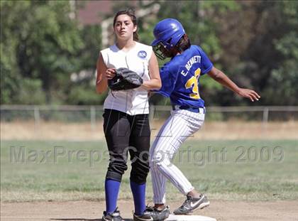 Thumbnail 2 in Northridge Academy vs. LACES (CIF LA City Small School Playoffs) photogallery.