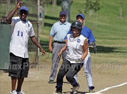 Thumbnail 2 in Northridge Academy vs. LACES (CIF LA City Small School Playoffs) photogallery.