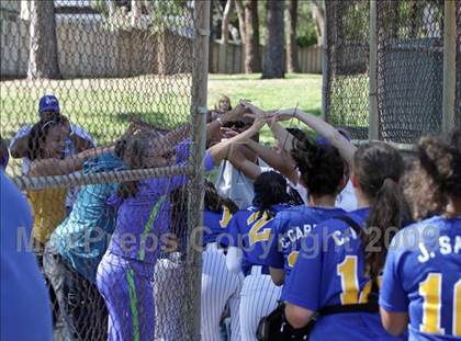 Thumbnail 2 in Northridge Academy vs. LACES (CIF LA City Small School Playoffs) photogallery.