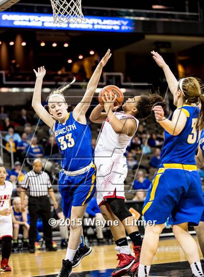 Thumbnail 3 in Newport Central Catholic vs Holy Cross (KHSAA 9th Region Tournament) photogallery.