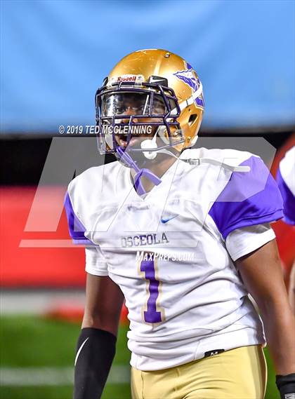 Thumbnail 3 in Osceola vs. Harding Academy (AAA 3A State Final) photogallery.