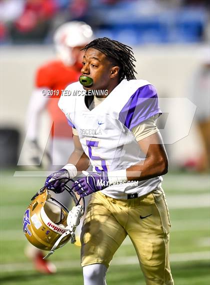 Thumbnail 3 in Osceola vs. Harding Academy (AAA 3A State Final) photogallery.