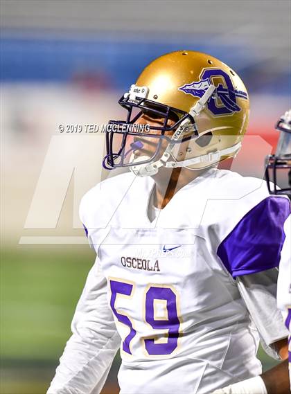 Thumbnail 2 in Osceola vs. Harding Academy (AAA 3A State Final) photogallery.