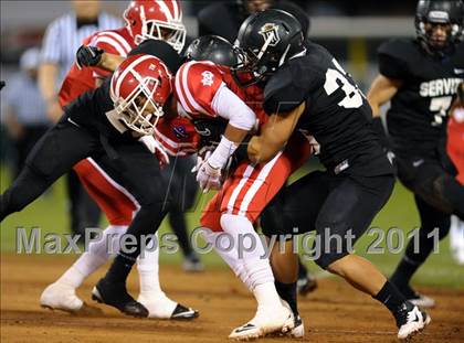 Thumbnail 3 in Mater Dei vs. Servite photogallery.