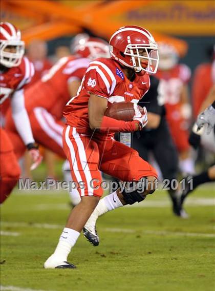 Thumbnail 1 in Mater Dei vs. Servite photogallery.