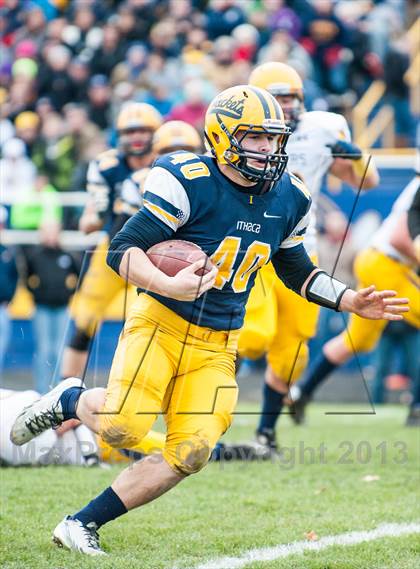 Thumbnail 3 in Ithaca vs. Negaunee (MHSAA Region 1 Division 6 Final) photogallery.